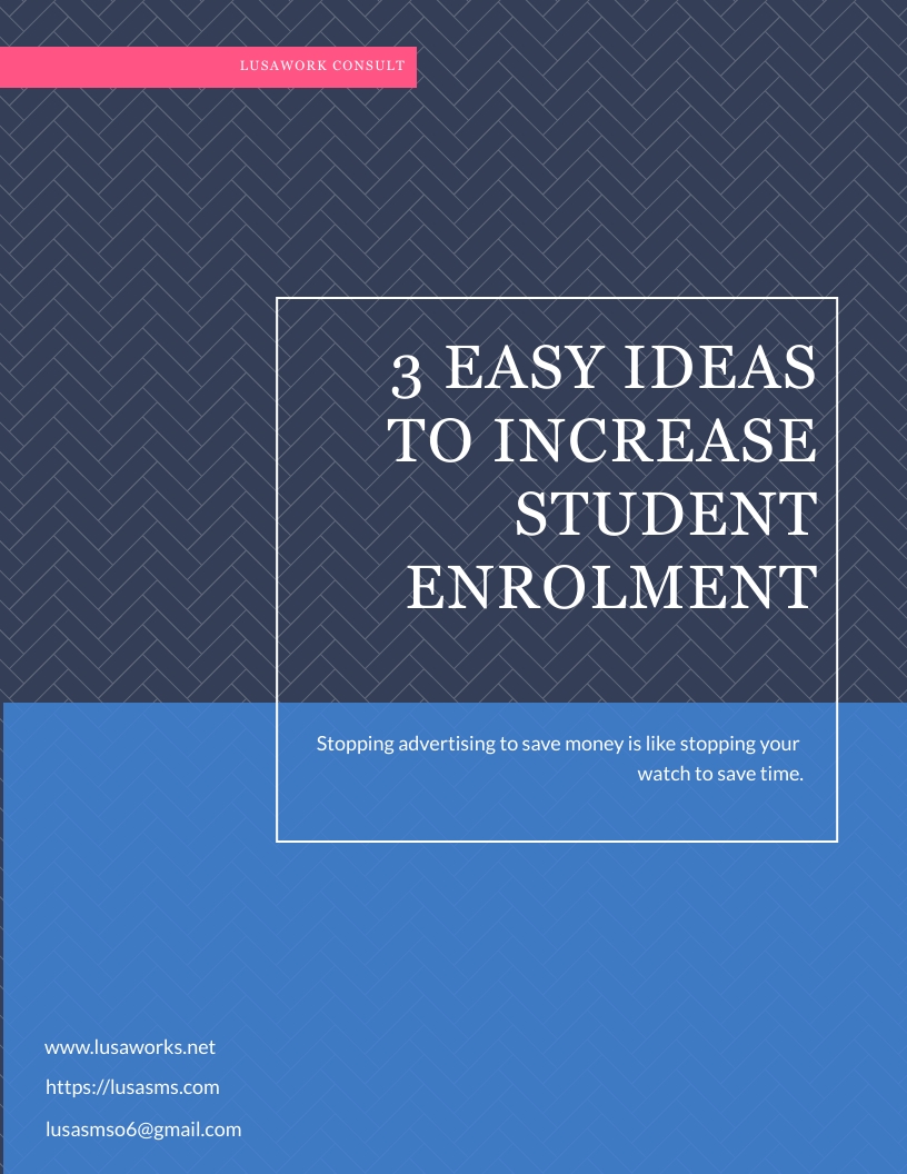 3 easy ideas to increase student enrolment